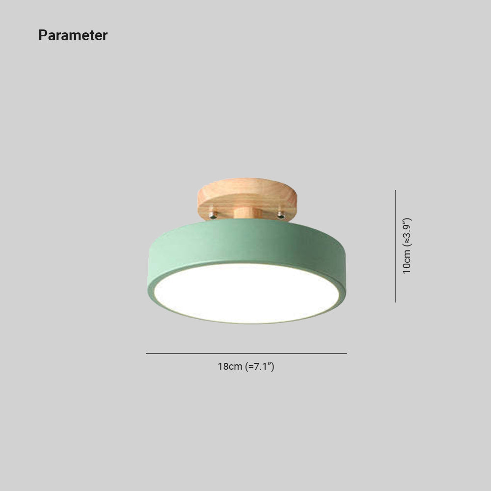 Stilvolle LED-Deckenlampe aus Holz und Acryl für Schlafzimmer, Esszimmer und Wohnzimmer