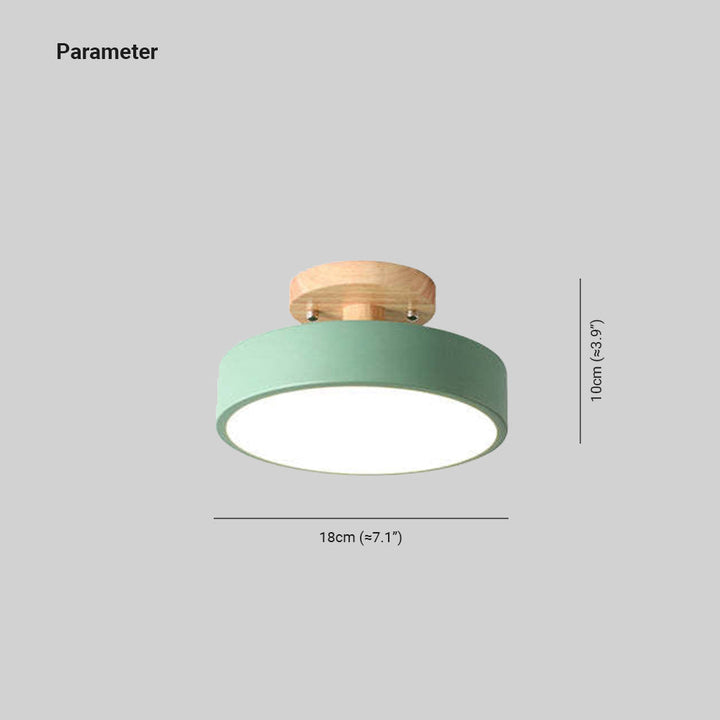 Stilvolle LED-Deckenlampe aus Holz und Acryl für Schlafzimmer, Esszimmer und Wohnzimmer