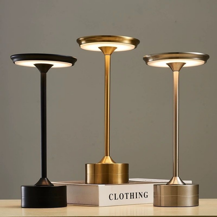 Aluminium wiederaufladbare Touch-Dimmer-Tischlampe