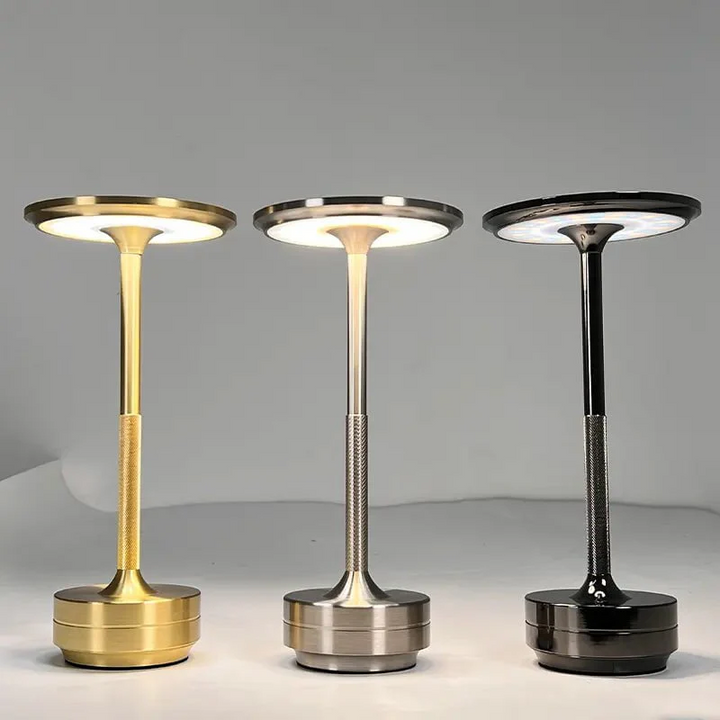 Aluminium wiederaufladbare Touch-Dimmer-Tischlampe