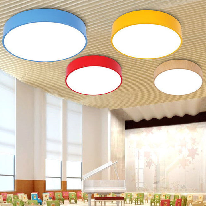 Kinderzimmer LED Deckenlampe - Buntes Design mit Dimmbare Beleuchtung und Fernbedienung