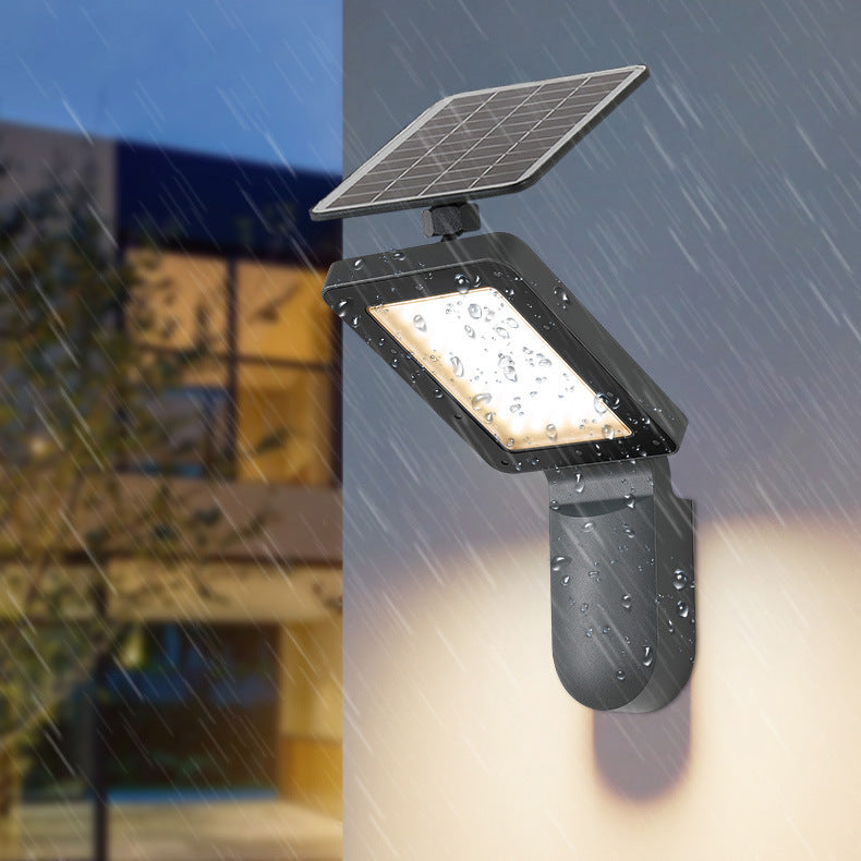 Außen Solar Bewegungsmelder Wandlampe mit verstellbarem Panel