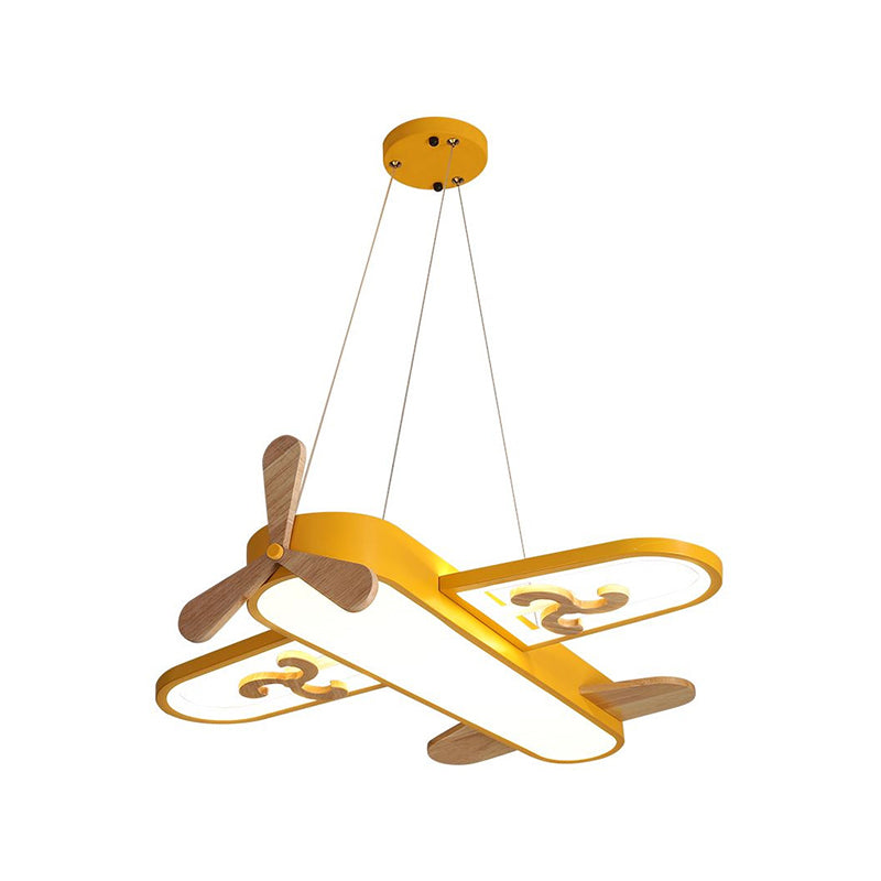 LED Flugzeug Kinderzimmer Kronleuchter - SkyFlyer