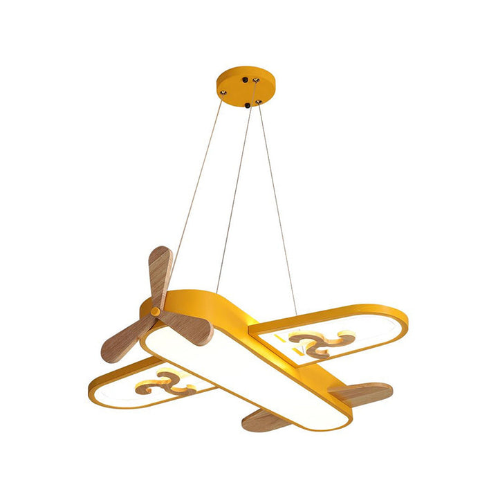 LED Flugzeug Kinderzimmer Kronleuchter - SkyFlyer
