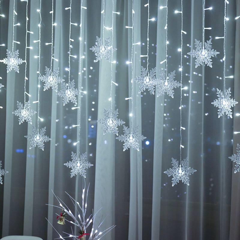 Schneeflocken Kaskade Lichterkette