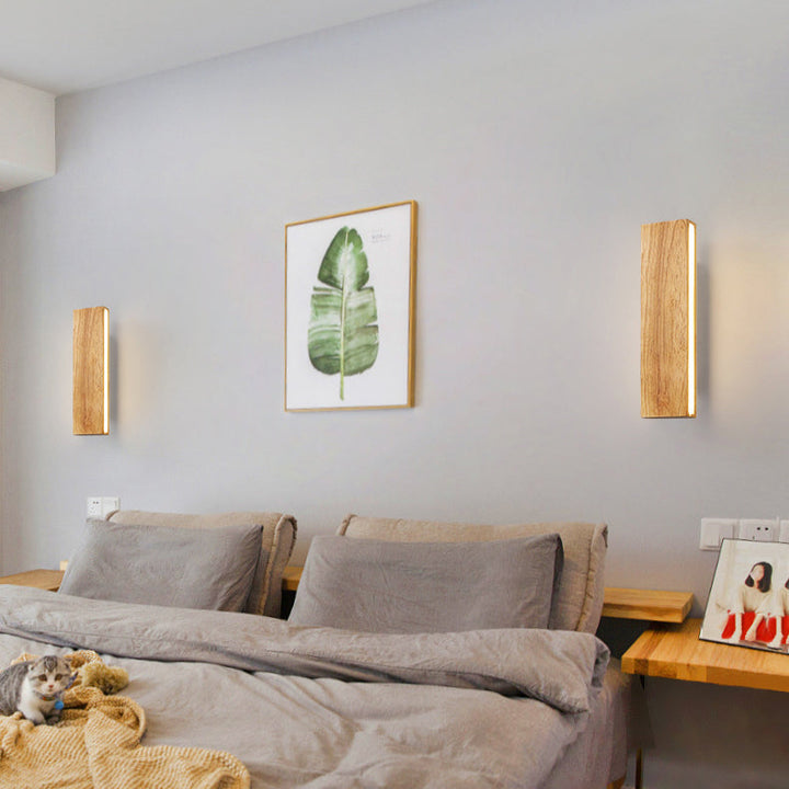 OakBeam | Minimale Massivholz-LED-Wandleuchte