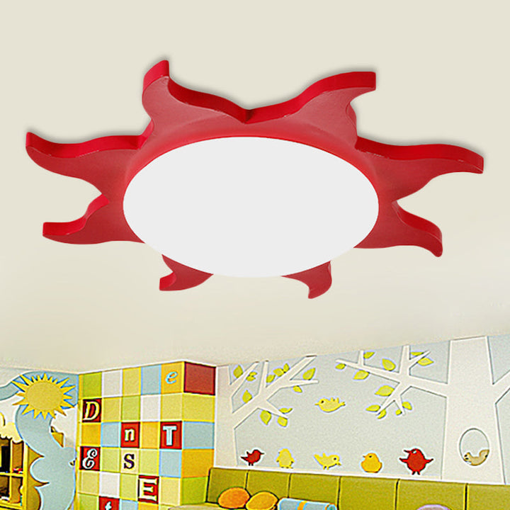 Kinderzimmer Deckenlampe – Sonnenförmige LED-Beleuchtung