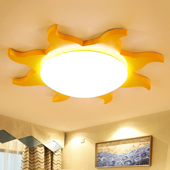 Kinderzimmer Deckenlampe – Sonnenförmige LED-Beleuchtung