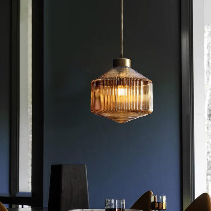 Moderner Trommel-Kronleuchter aus Glas – Elegante Beleuchtung für Esszimmer und Wohnzimmer