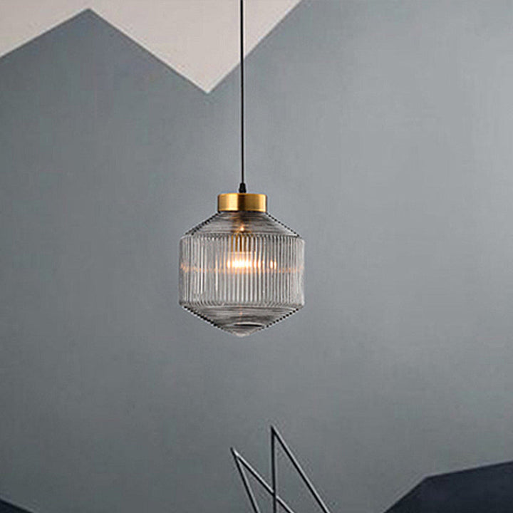 Moderner Trommel-Kronleuchter aus Glas – Elegante Beleuchtung für Esszimmer und Wohnzimmer