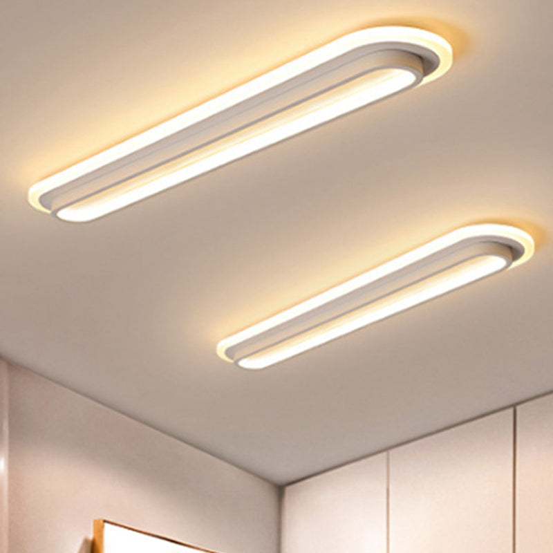 Ovaluxe Glow - Elegantes Schwarz-Weiß LED Licht