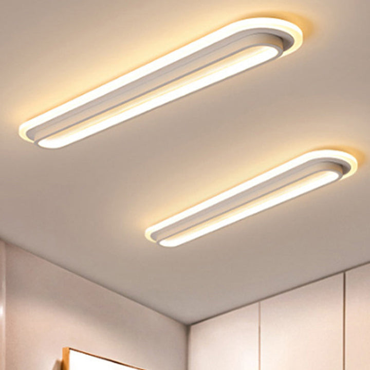 Ovaluxe Glow - Elegantes Schwarz-Weiß LED Licht