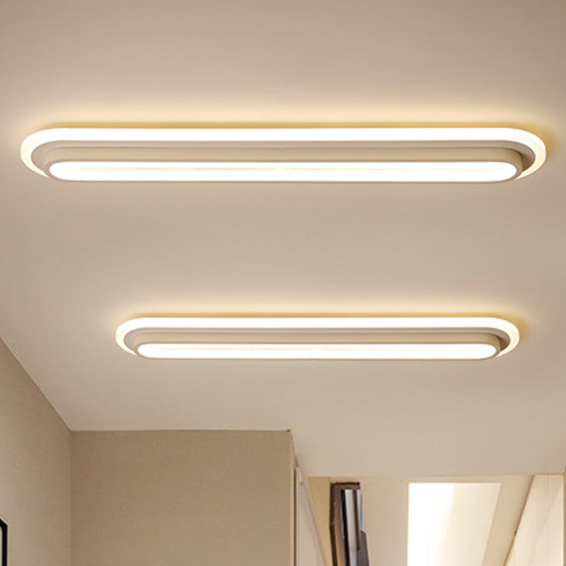 Ovaluxe Glow - Elegantes Schwarz-Weiß LED Licht