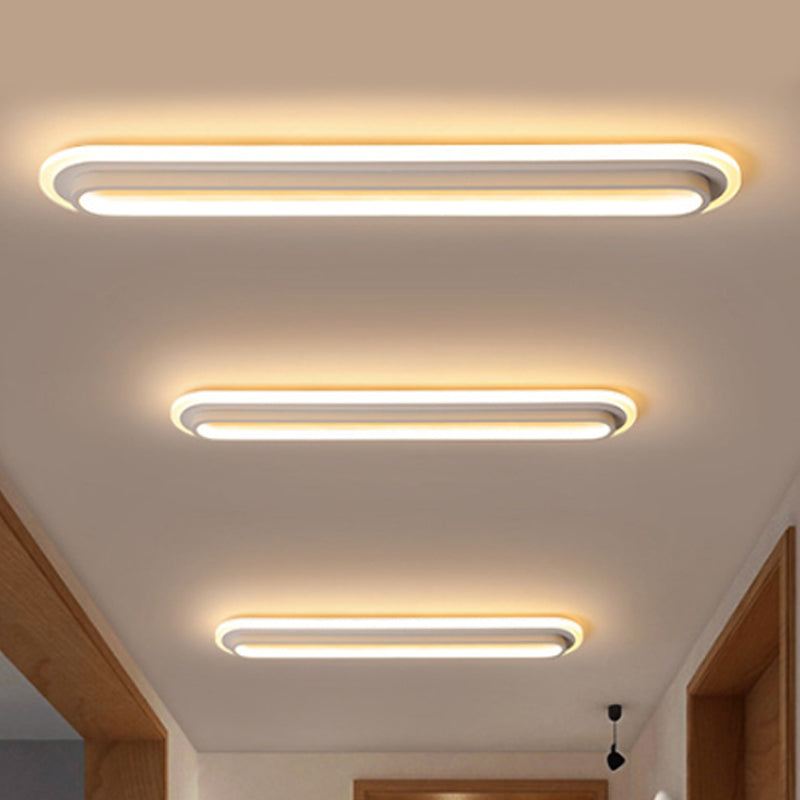 Ovaluxe Glow - Elegantes Schwarz-Weiß LED Licht