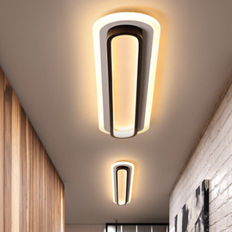 Ovaluxe Glow - Elegantes Schwarz-Weiß LED Licht