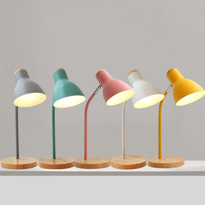 Taschenlampe-förmige schwenkbare Tischlampe Macaron Metall 1-Lampen Nachtlampe für das Kinderzimmer