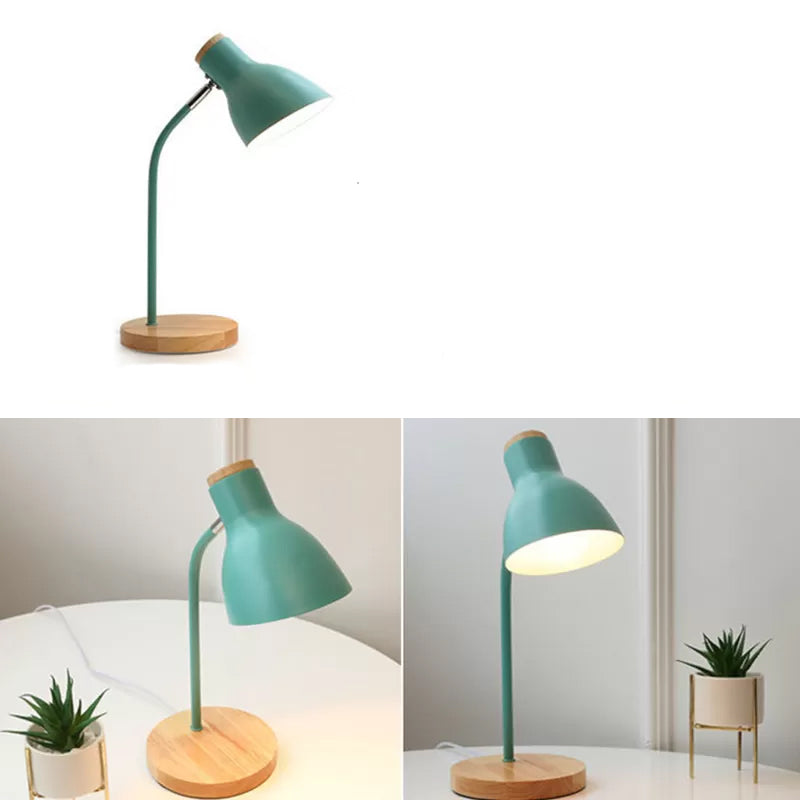 Taschenlampe-förmige schwenkbare Tischlampe Macaron Metall 1-Lampen Nachtlampe für das Kinderzimmer