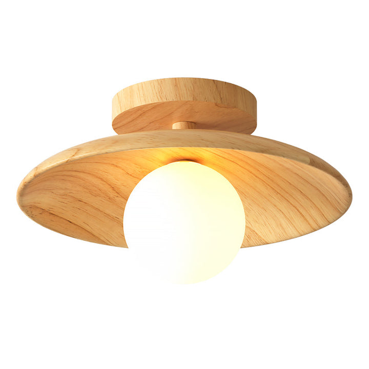 ElegantWood Light - Moderne Holz-Deckenlampe für den Flur