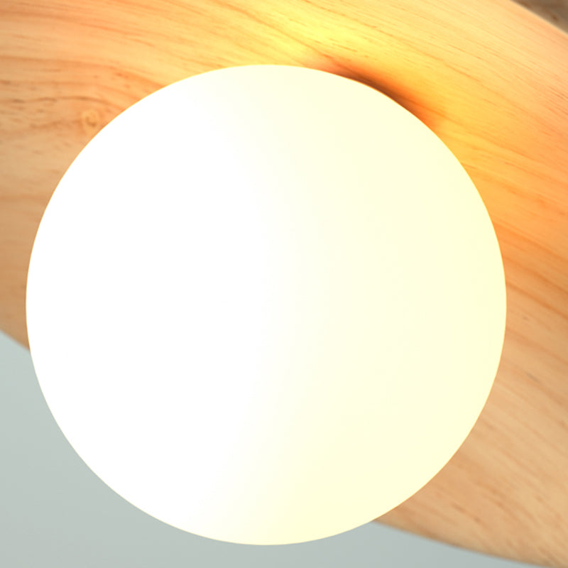 ElegantWood Light - Moderne Holz-Deckenlampe für den Flur