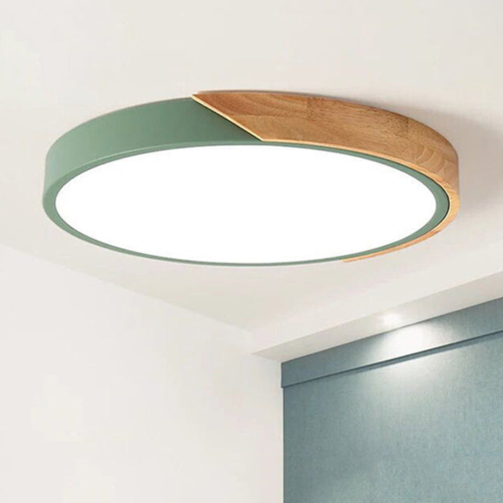 Moderne LED-Deckenlampe für Schlafzimmer - Energiesparendes Acryl- und Metall-Einbaulicht, verschiedene Farben
