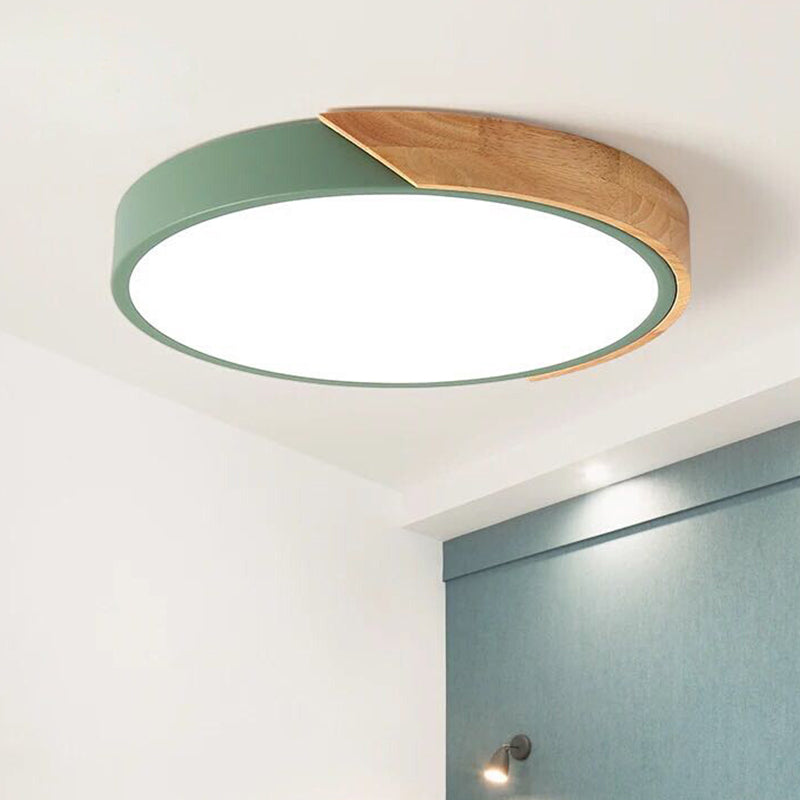 Moderne LED-Deckenlampe für Schlafzimmer - Energiesparendes Acryl- und Metall-Einbaulicht, verschiedene Farben
