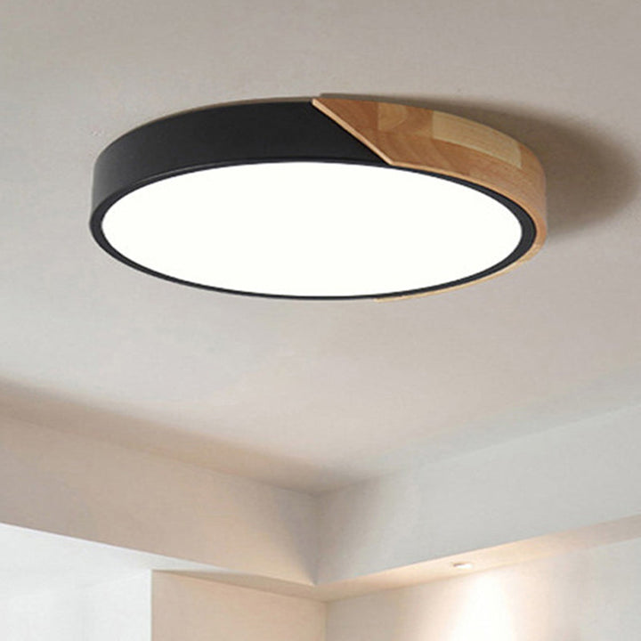 Moderne LED-Deckenlampe für Schlafzimmer - Energiesparendes Acryl- und Metall-Einbaulicht, verschiedene Farben