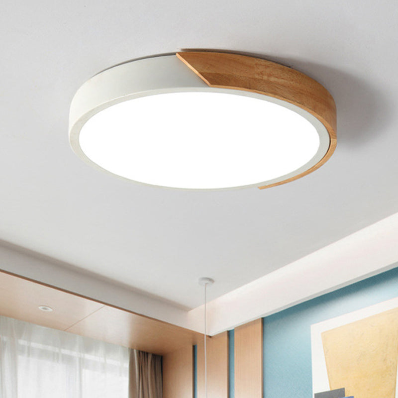 Moderne LED-Deckenlampe für Schlafzimmer - Energiesparendes Acryl- und Metall-Einbaulicht, verschiedene Farben