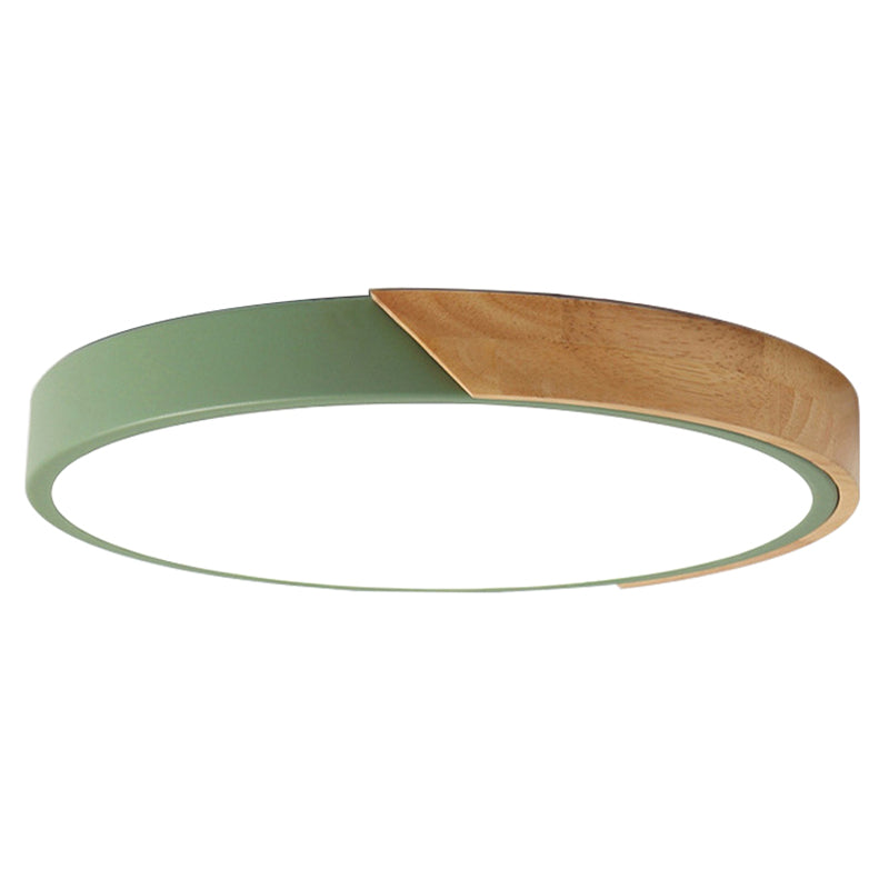 Moderne LED-Deckenlampe für Schlafzimmer - Energiesparendes Acryl- und Metall-Einbaulicht, verschiedene Farben