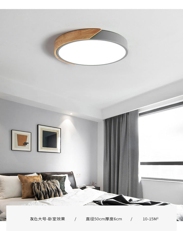 Moderne LED-Deckenlampe für Schlafzimmer - Energiesparendes Acryl- und Metall-Einbaulicht, verschiedene Farben