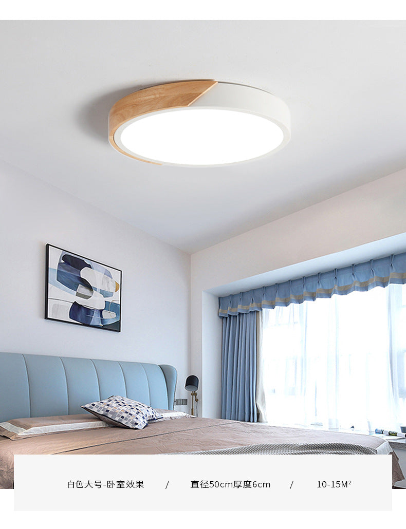 Moderne LED-Deckenlampe für Schlafzimmer - Energiesparendes Acryl- und Metall-Einbaulicht, verschiedene Farben