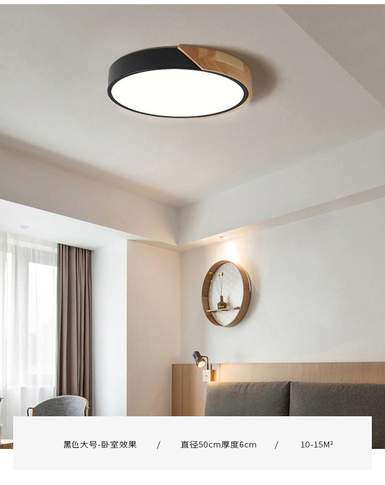 Moderne LED-Deckenlampe für Schlafzimmer - Energiesparendes Acryl- und Metall-Einbaulicht, verschiedene Farben