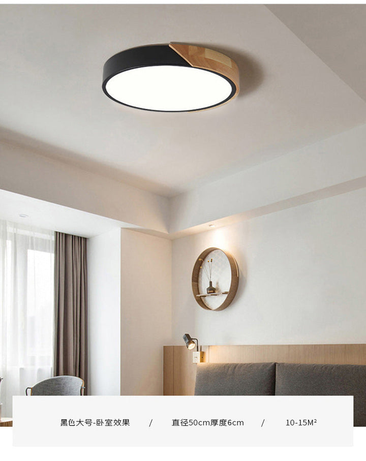 Moderne LED-Deckenlampe für Schlafzimmer - Energiesparendes Acryl- und Metall-Einbaulicht, verschiedene Farben