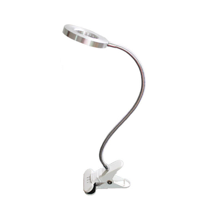 Kreative einfache USB-Hosenknopf LED-Lese-Clip-Schreibtischlampe