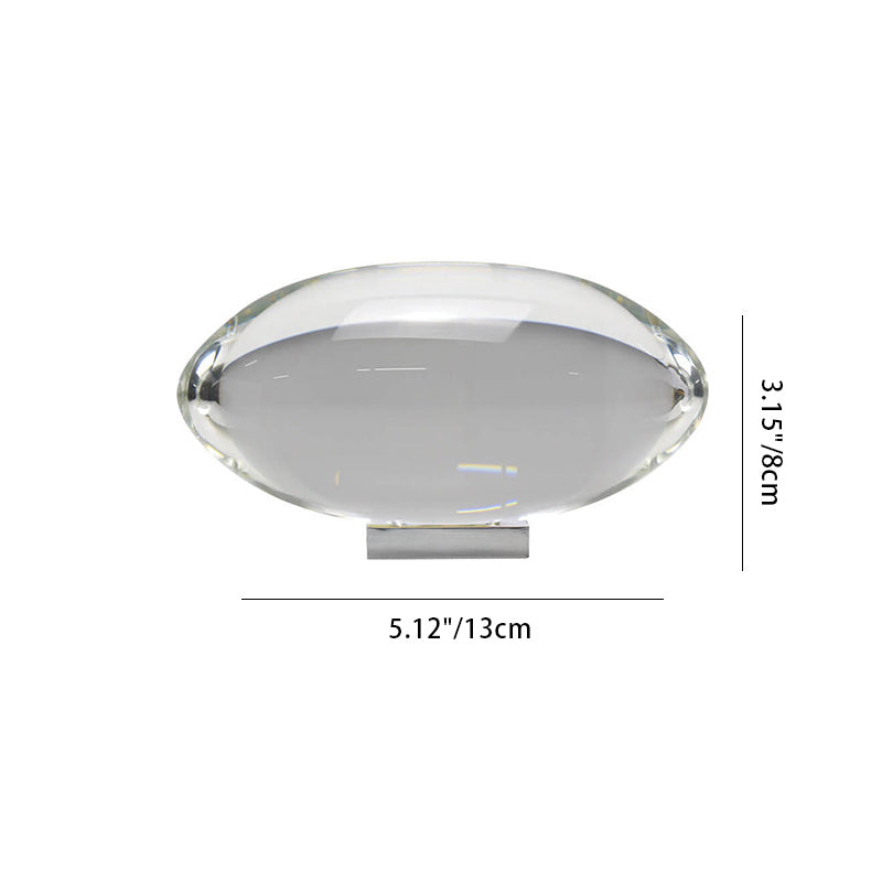 Kreative Kristallprojektion Engel Augen LED Tischlampe