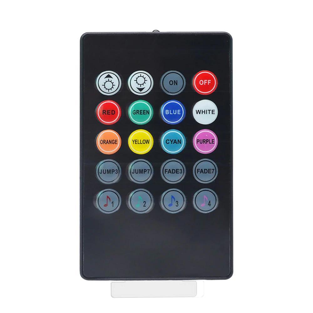 Auto RGB LED Streifenlicht Drahtlose Fernbedienung und Sprachsteuerung