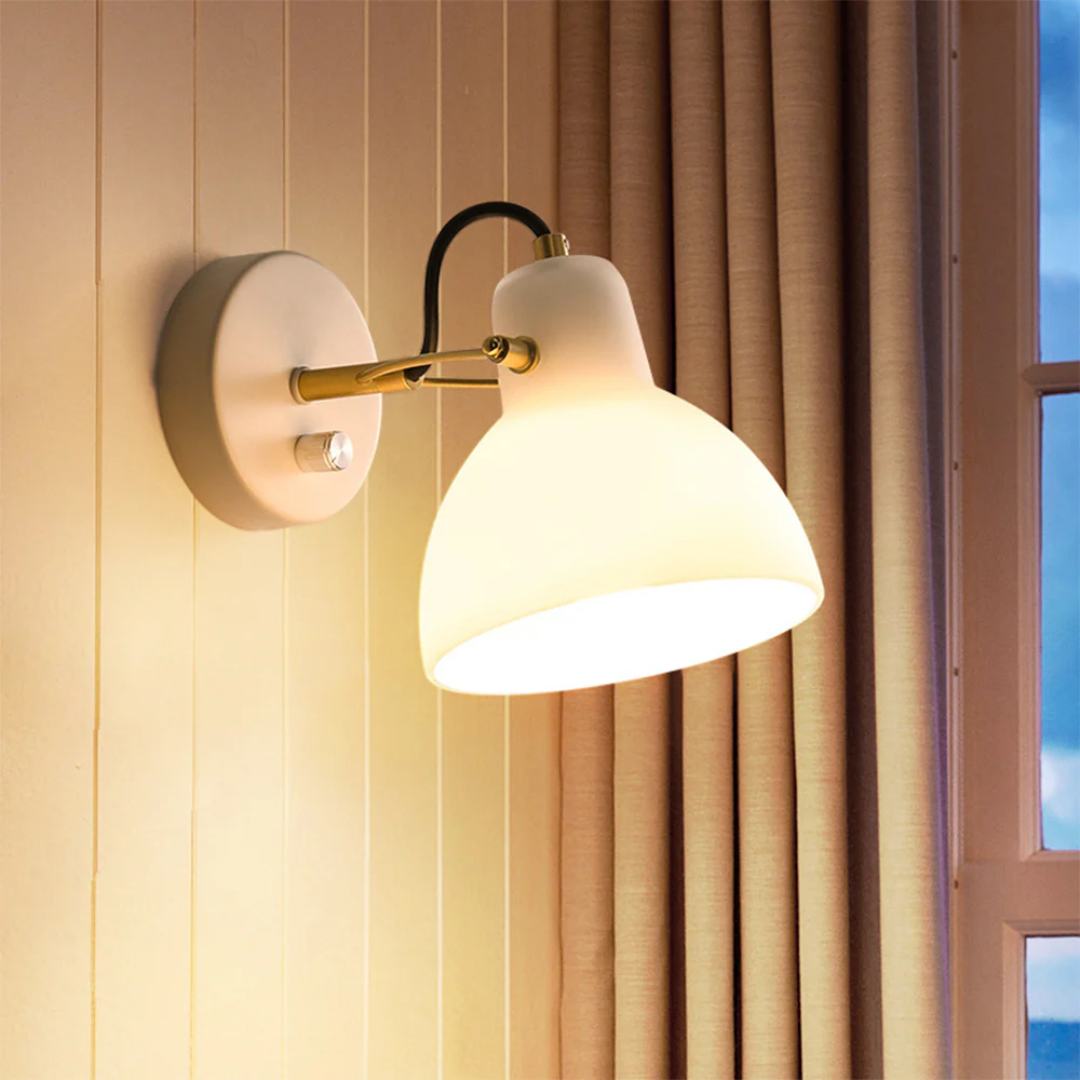 Stylische Wandleuchte für drinnen