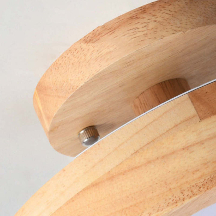 Stilvolle LED-Deckenlampe aus Holz und Acryl für Schlafzimmer, Esszimmer und Wohnzimmer