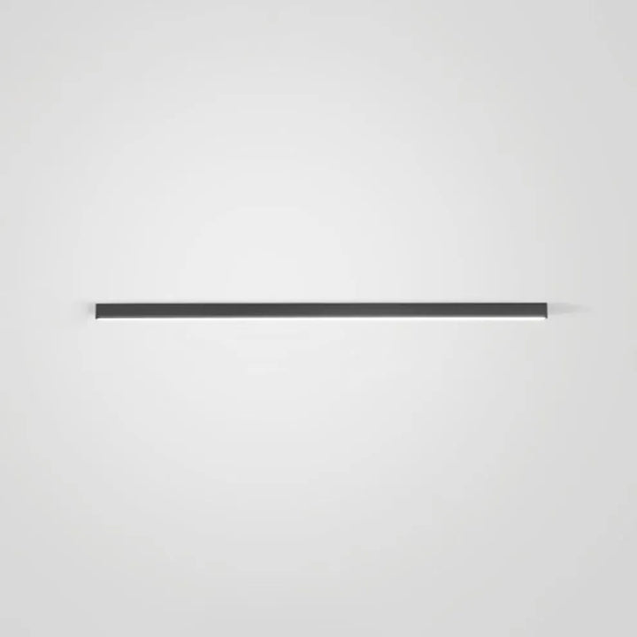 Schwarze Metall-Deckenlampe LED Linear Minimalistisches modernes Design