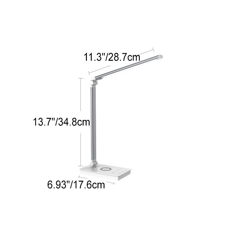 Minimalistische Intelligente Quadratische Zusammenklappbare USB LED Schreibtischlampe