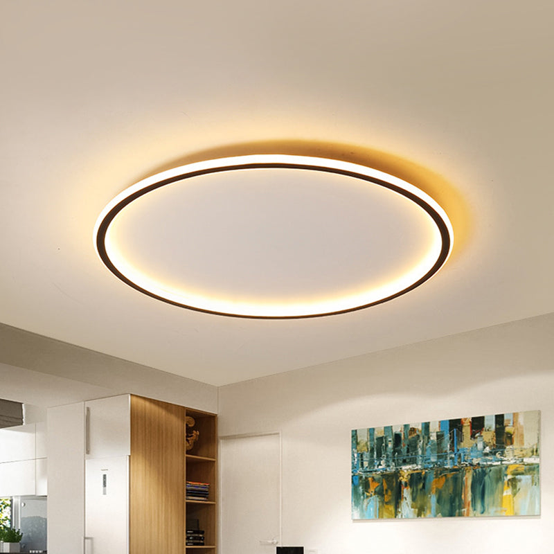 Moderne skandinavische LED-Deckenlampe mit Fernbedienung - Dimmable und energieeffizient