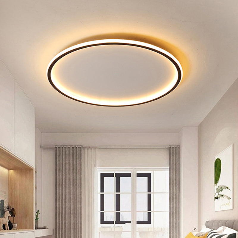 Moderne skandinavische LED-Deckenlampe mit Fernbedienung - Dimmable und energieeffizient