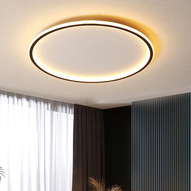 Moderne skandinavische LED-Deckenlampe mit Fernbedienung - Dimmable und energieeffizient
