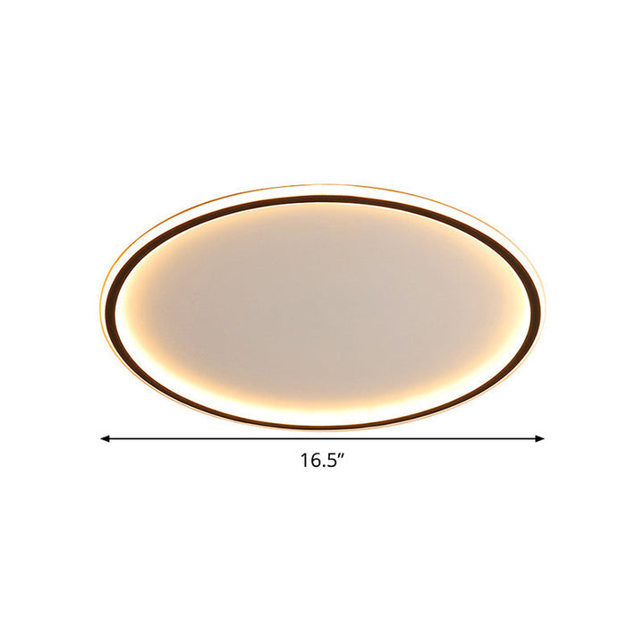 Moderne skandinavische LED-Deckenlampe mit Fernbedienung - Dimmable und energieeffizient