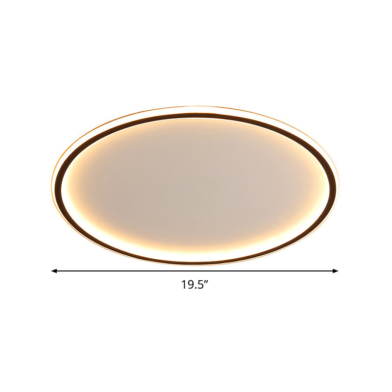 Moderne skandinavische LED-Deckenlampe mit Fernbedienung - Dimmable und energieeffizient