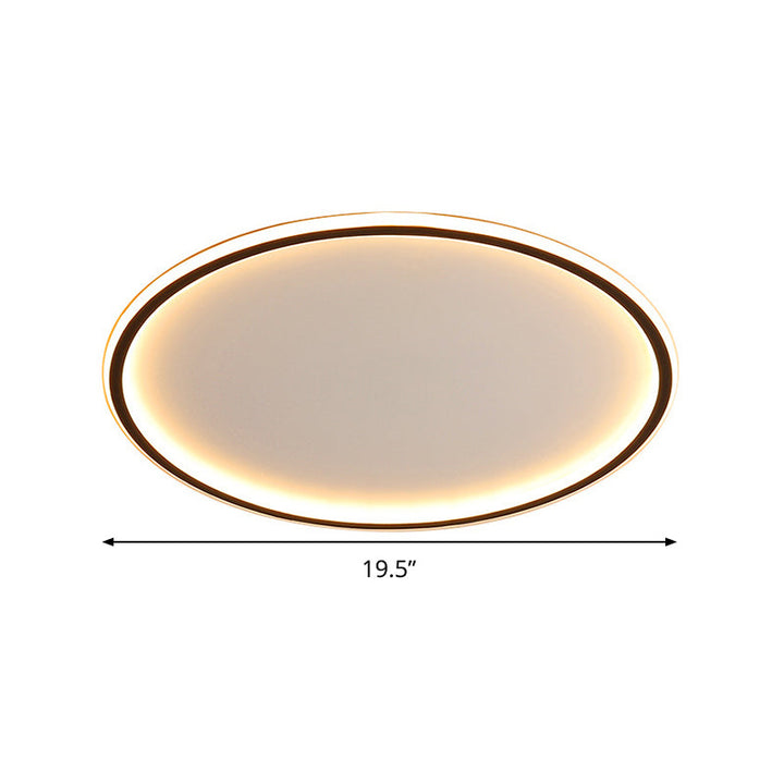 Moderne skandinavische LED-Deckenlampe mit Fernbedienung - Dimmable und energieeffizient