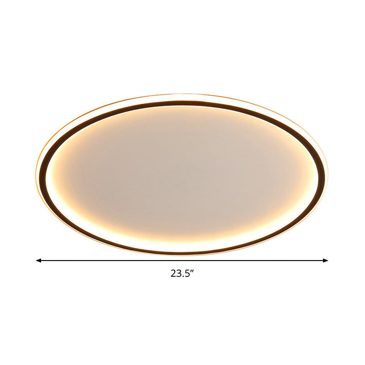 Moderne skandinavische LED-Deckenlampe mit Fernbedienung - Dimmable und energieeffizient