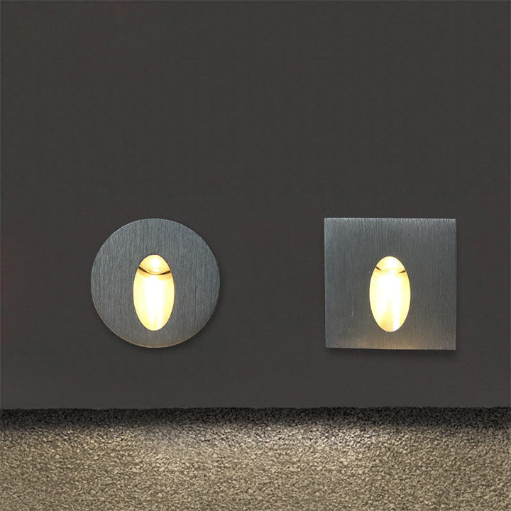 LED-Fußlichter, Treppenlichter, Aluminium-eingelassene Ecklichter, Treppenlichter, quadratische Wandlichter, runde Wandlichter, Ganglichter