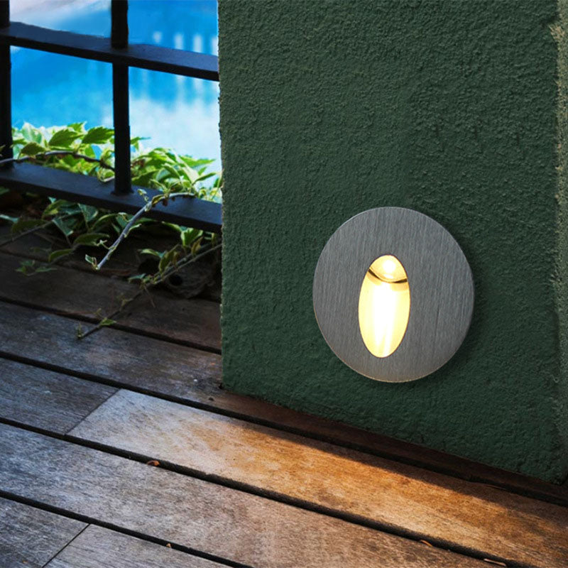 LED-Fußlichter, Treppenlichter, Aluminium-eingelassene Ecklichter, Treppenlichter, quadratische Wandlichter, runde Wandlichter, Ganglichter