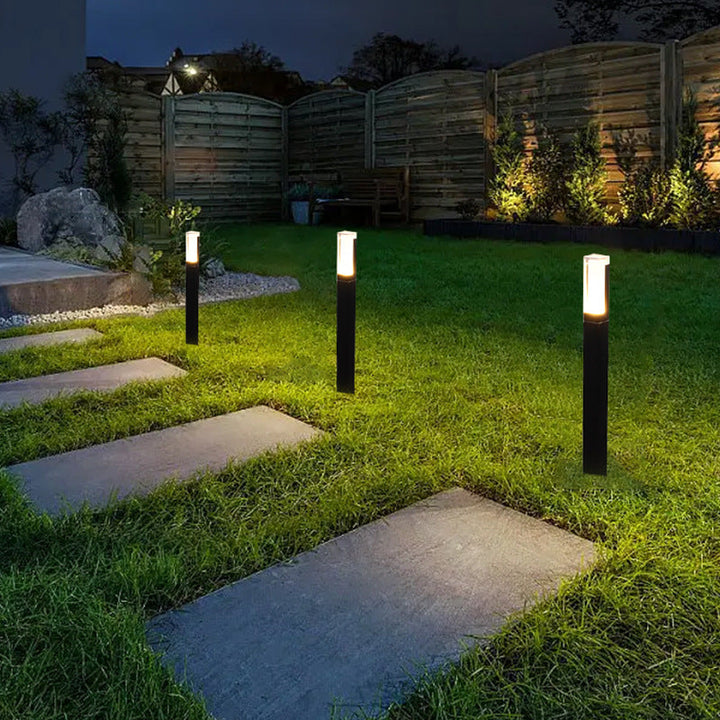 LED-Rasenlampe einfache Mode Kunst Stehlampe Garten Park Straßenbeleuchtung Landschaftlampe