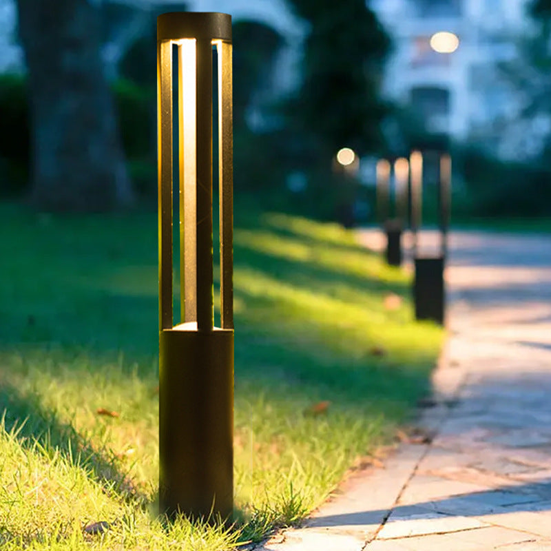 LED-Rasenlampe einfache Mode Kunst Stehlampe Garten Park Straßenbeleuchtung Landschaftlampe